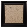 Small Mocha Message Board framed Black