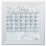 Small Tapestry Calendar Board Framed White