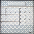 Dry Erase Calendar Fridge Monthly Calendar Magnet Lattice