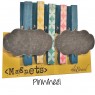 Pinwheel Chalk Board Clothespin and Button Magnet Accessories
