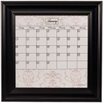 Small Contrast Calendar Board Framed Black
