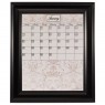 Medium Contrast Calendar Board Framed Black