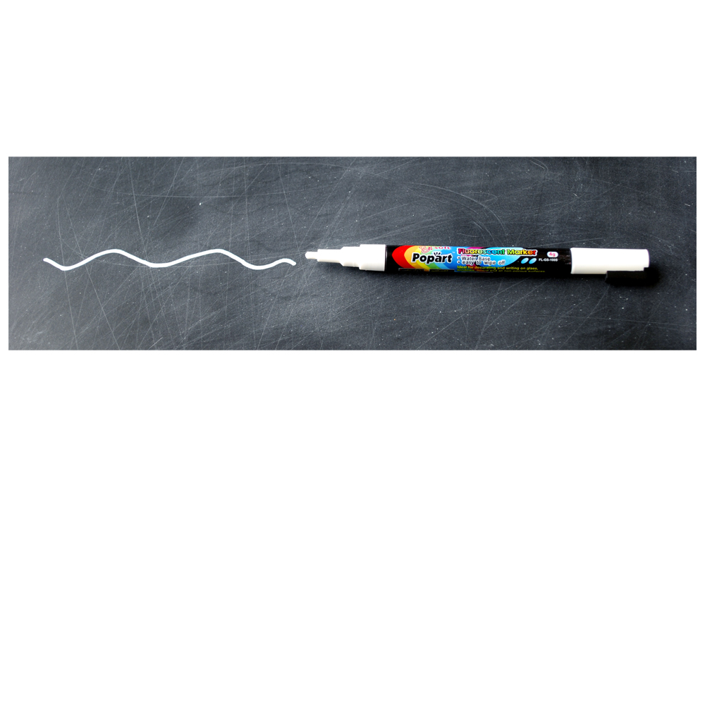  Ala Board Dry Erase Medium Tip Chalk Marker White 8mm : Office  Products
