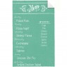 Dry Erase Menu Decal Teal