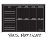 Weekly Calendar Magnet Black