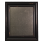 Medium Metal Board Framed Wood Black
