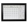 XL Gray Calendar Framed Black