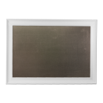 XL Metal Board Framed White New