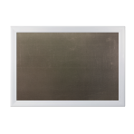 XL Metal Board Framed White