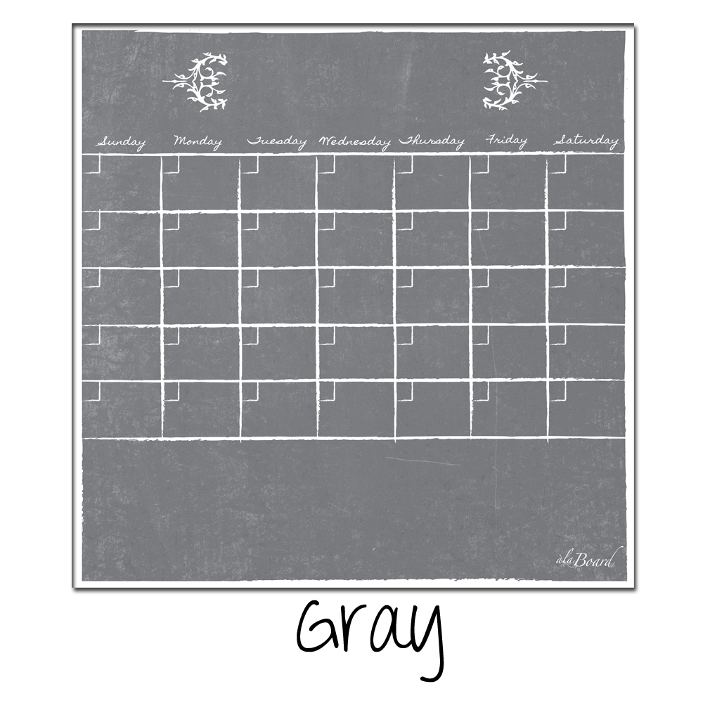 Die-Cut Magnets Chalkboard Calendar Months 6Pk 